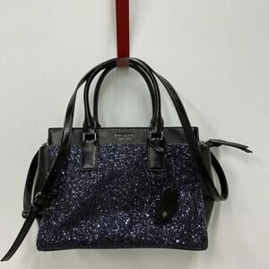 Kate Spade Glitter Crossbody / Shoulder Bag Navy Black